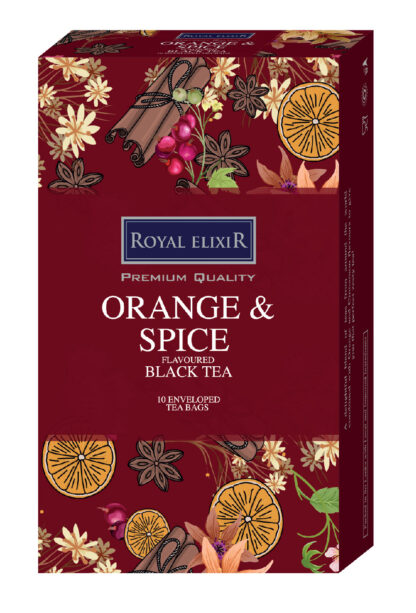 ORANGE & SPICES-01 Royal Elixir Orange and Spice 50 Tea bag pack